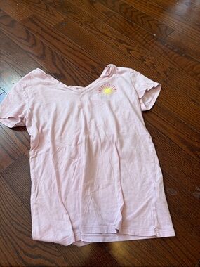 GAP Light Pink Short Sleeve Tee with Subtle Logo